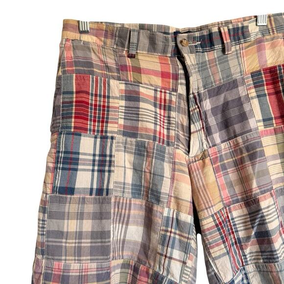 Polo Ralph Lauren Sz 31 Patchwork Madras Shorts Preppy Spring Summer Heritage - Picture 5 of 7